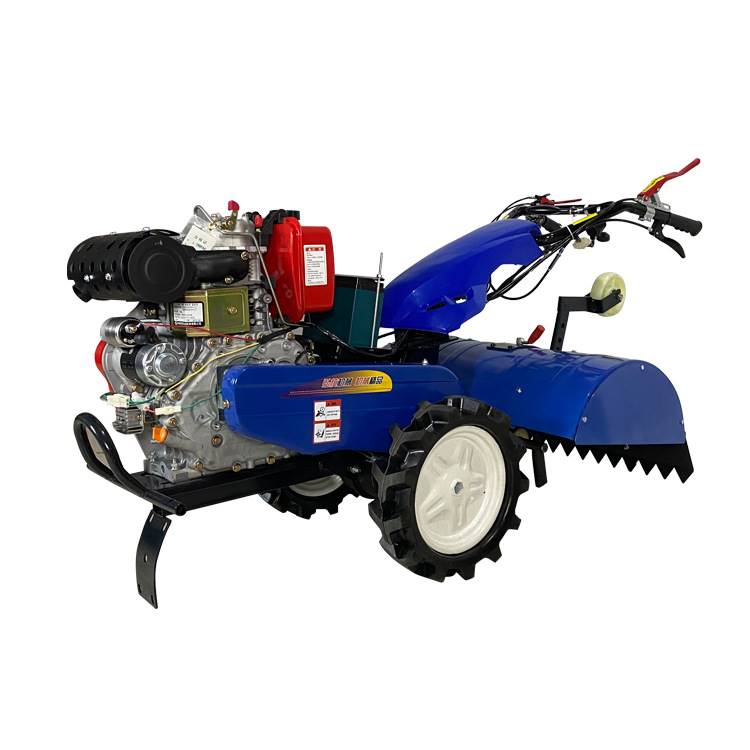 Agricultural mini-tiller direct-connected multi-function rotary tiller small self-propelled ridge plowing gasoline plow trencher