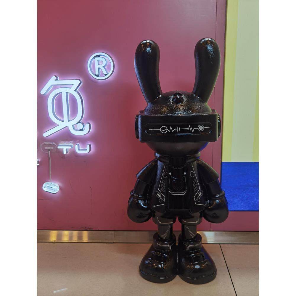 潮玩大兔子落地客厅摆件电视柜旁玄关家居公司酒店KTV酒吧大摆件,淘宝优惠券,粉丝福利购,淘宝优惠卷