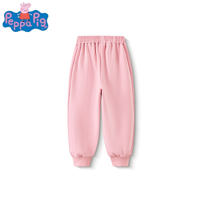 小猪佩奇儿童卫裤春秋款女童男童运动休闲长裤加绒保暖百搭裤子,淘宝优惠券,粉丝福利购,淘宝优惠卷