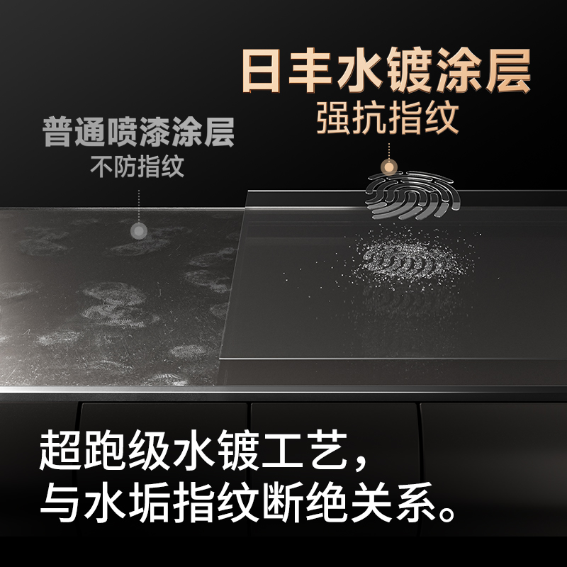 日丰奈斯花洒枪灰色预排零冷水数显恒温淋浴花洒套装方管枪灰色-图1