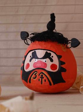 《钟馗》木刻自习室手工木雕七夕节礼物好运寓意达摩神明汽车摆件