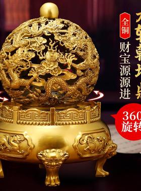 全铜九转乾坤鼎摆件 九龙鼎家居装饰店铺开业乔迁家居装饰工艺品