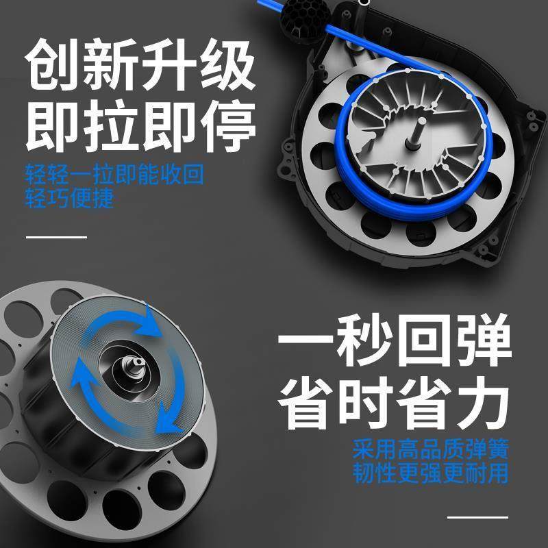 气鼓自动伸缩卷管器水鼓电鼓气管收卷器汽修洗车美容收缩工具,淘宝优惠券,粉丝福利购,淘宝优惠卷