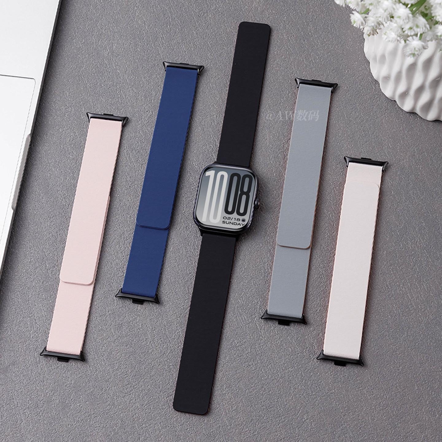 适用vivowatchgt2表带iqoo手表watchgt透气硅胶vivo3代新款磁吸硅胶腕带vivowatch5/3/2磁吸扣手表带男士女款 - 图3