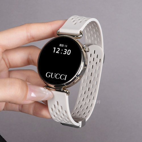 适用华为GT6表带gt5pro手表带watch5新款星光色运动硅胶腕带watchgt6金属磁吸扣gt4女款gt3智能gt2夏天男配件 - 图2