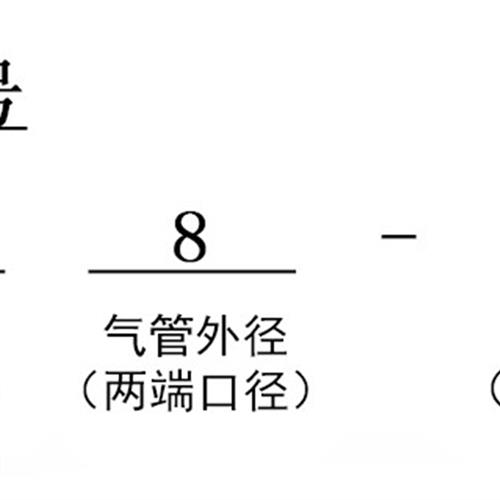 白色气动三通接头变径T型PE6/PE12气管快速插PE4PE8PE10塑料PE16 - 图0