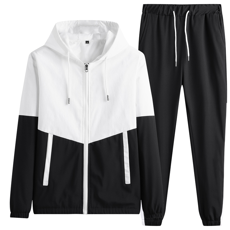 Two piece set of hooded jacket and pants连帽外套长裤两件套装 - 图2