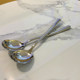 Food grade deep round head drink spoon 304 stainless steel
