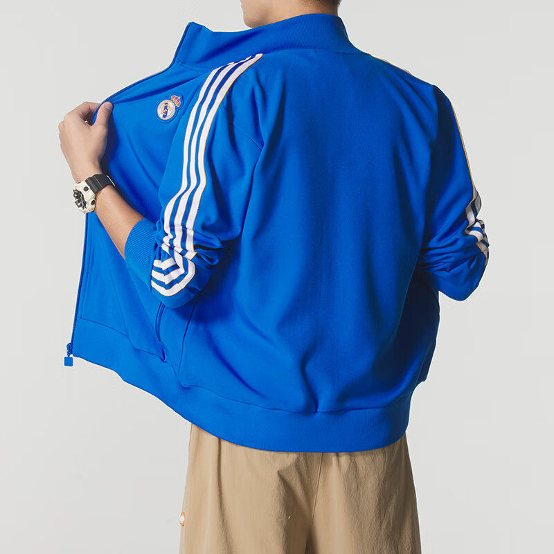 Adidas阿迪达斯三叶草男装2025秋季新款 REAL ICON TT 外套JN3058,淘宝优惠券,粉丝福利购,淘宝优惠卷