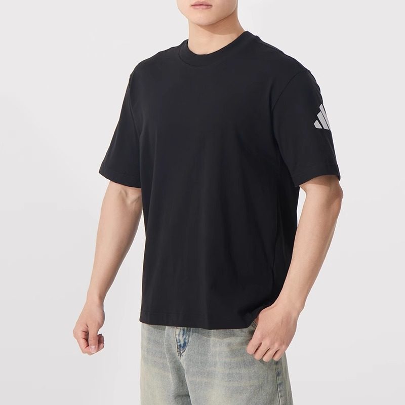 Adidas阿迪达斯男装2025夏季新款 M SJ T 运动休闲短袖T恤JF3615,淘宝优惠券,粉丝福利购,淘宝优惠卷