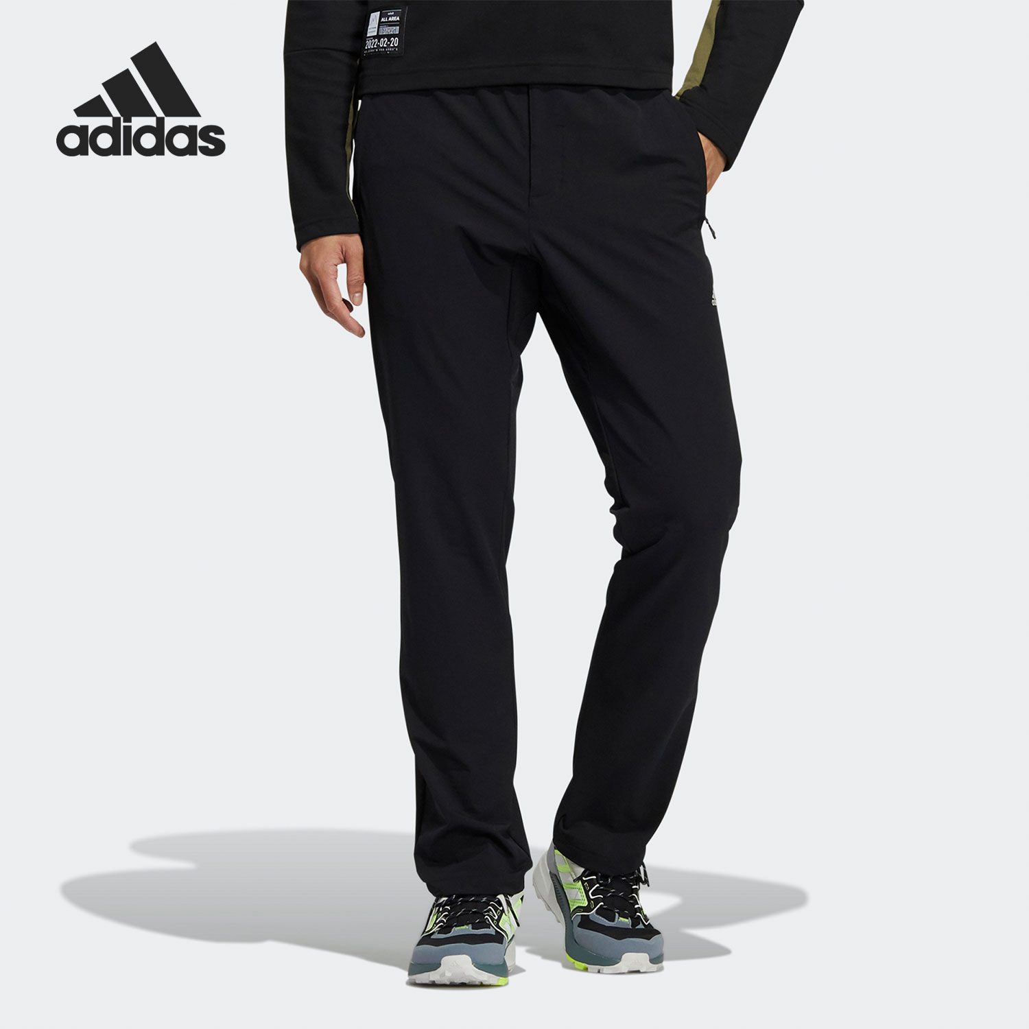 Adidas阿迪达斯2023冬季新款男运动休闲长裤H13798 - 图2