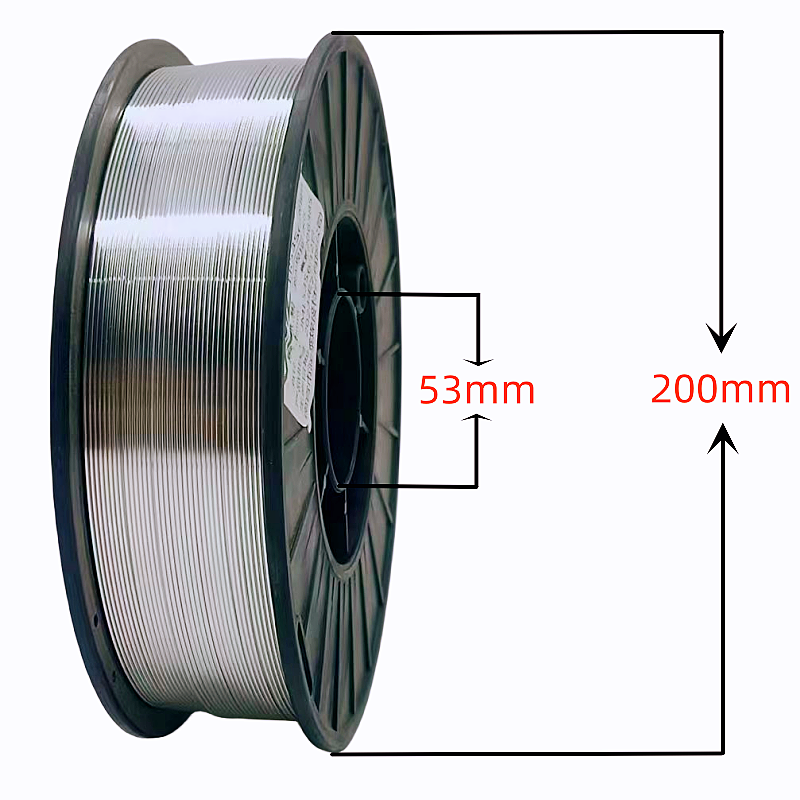 激光焊机用铝焊丝5356/6061/6063/5052/1070铝合金焊丝实心铝艺焊-图2
