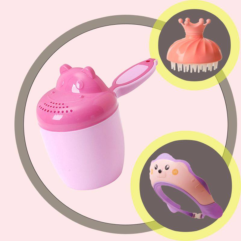 儿童洗头杯水勺卡通洗澡浴勺戏水勺水舀子花洒宝宝洗发杯水瓢婴儿,淘宝优惠券,粉丝福利购,淘宝优惠卷