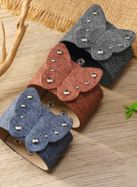 蝴蝶造型手环欧美复古简约风