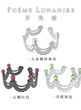 不掉色戒指指环925银原创设计女