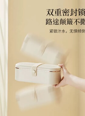 LIOM多功能电热饭盒双格分区大容量上班族带盖可煮饭迷你电饭锅