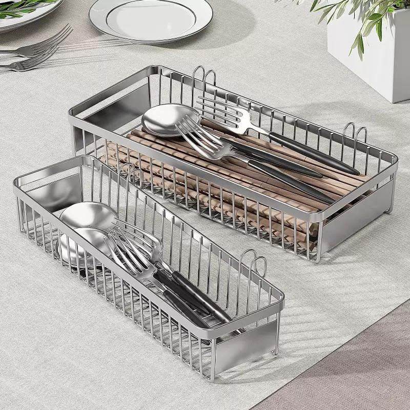 消毒柜筷子收纳盒304不锈钢筷笼餐具勺子刀叉筷子盒沥水筷篮,淘宝优惠券,粉丝福利购,淘宝优惠卷