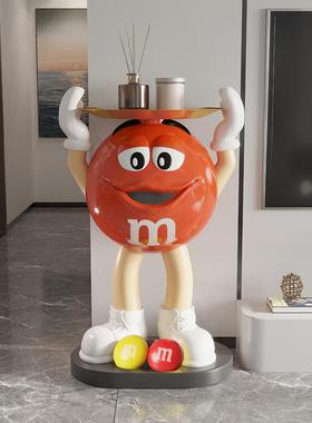 mm豆创意艺术沙发电视柜旁边客厅大型床头置物架落地装饰品大摆件