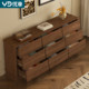 2025 new style mid-style chest of drawers storage