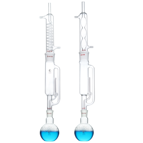 索氏脂肪抽取器装置150/250/500/1000ml脂肪抽出器装置球形蛇形玻璃虹吸筒脂肪蒸馏萃取装置索氏提取天博盛达 - 图3