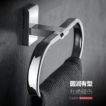 Nordic Light Lavish Toilet Towel Ring Hung Minimalist About Full Copper Round Bathroom Wall-mounted Rack Cirque Stiletto Wipes Towel Rack
