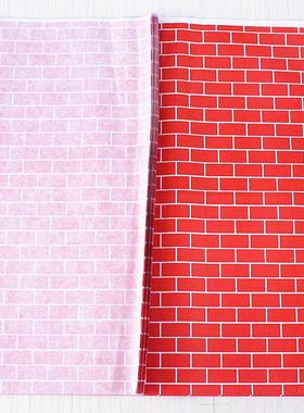 包邮单面砖瓦纸彩色纸77厘米X53厘米手工工艺剪纸糊墙纸