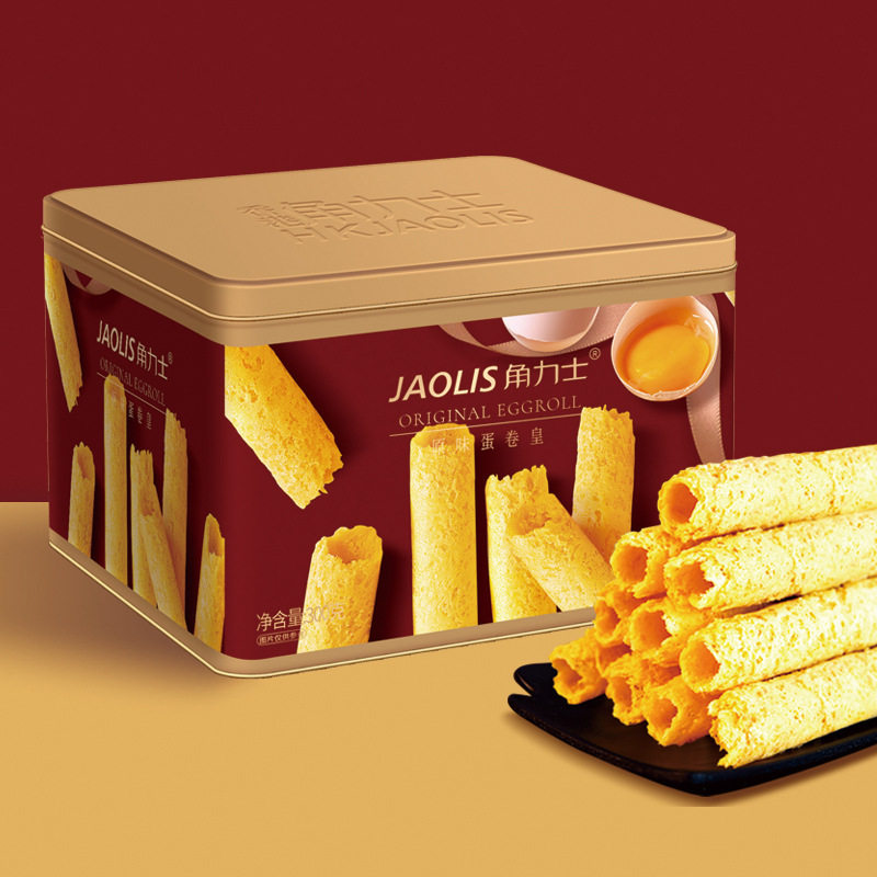 角力士蛋卷礼盒装300g原味黄油味伴手礼糕点饼干送礼公司团购,淘宝优惠券,粉丝福利购,淘宝优惠卷