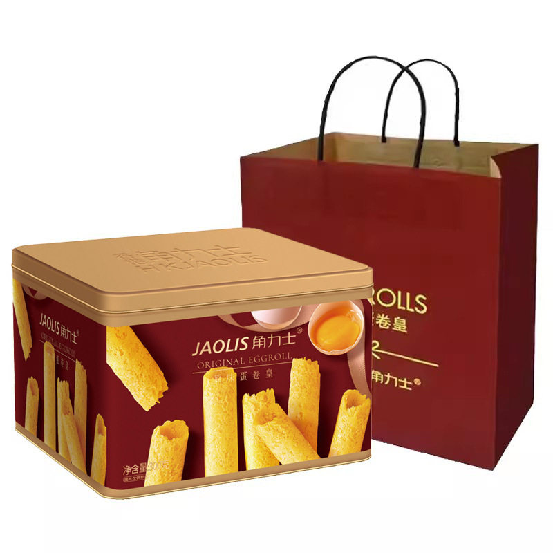 角力士蛋卷礼盒装300g原味黄油味伴手礼糕点饼干送礼公司团购,淘宝优惠券,粉丝福利购,淘宝优惠卷