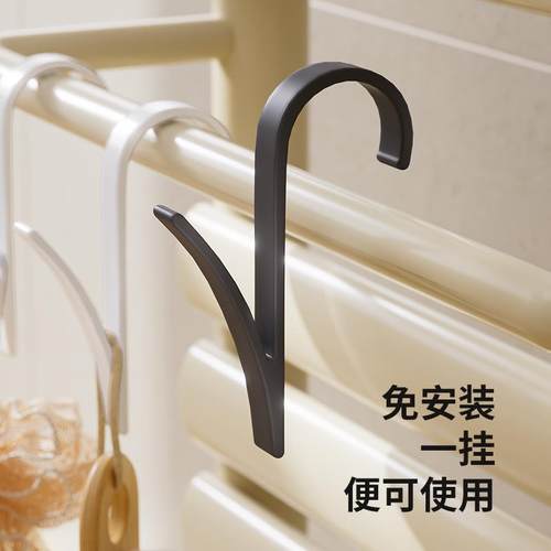 暖气片挂钩免打孔晾衣架上方置物架晾衣神器挂钩晒衣服架宿舍家用 - 图2