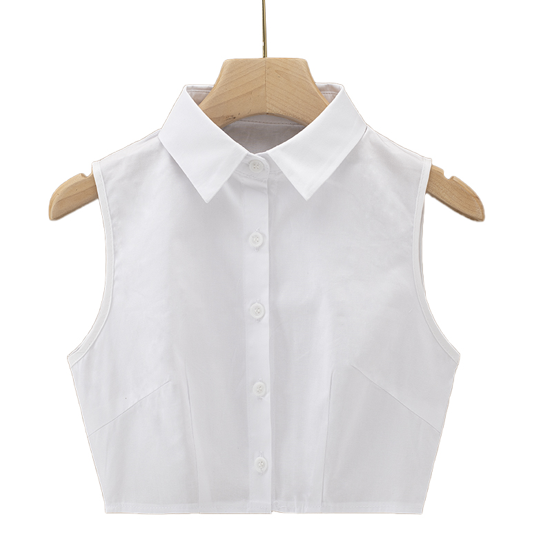 白色衬衣领假领子女高档百t搭装饰假领秋冬女士高端内搭衬衫假衣 - 图2