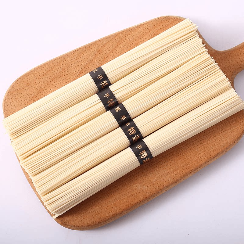 双塔面条手延素面日式挂面拌面水煮面劲道小袋方便速食细面条食记