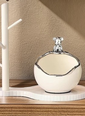 入户高档装饰品摆件客厅家居钥匙收纳玄关轻奢回家欢迎电视柜鞋柜