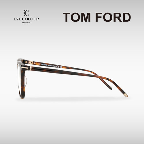 TOM FORD汤姆福特复古方形眼镜框男女通用板材近视镜架TF5989-F-B - 图1