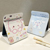 Cute desktop makeup mirror, standable folding mirror