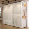 Simple assembled floor-standing hole plate metal angle steel coat rack