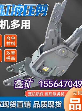 挖掘机双缸液压剪缸剪破碎钳钢筋金属切剪拆车剪钢铁剪房屋破拆