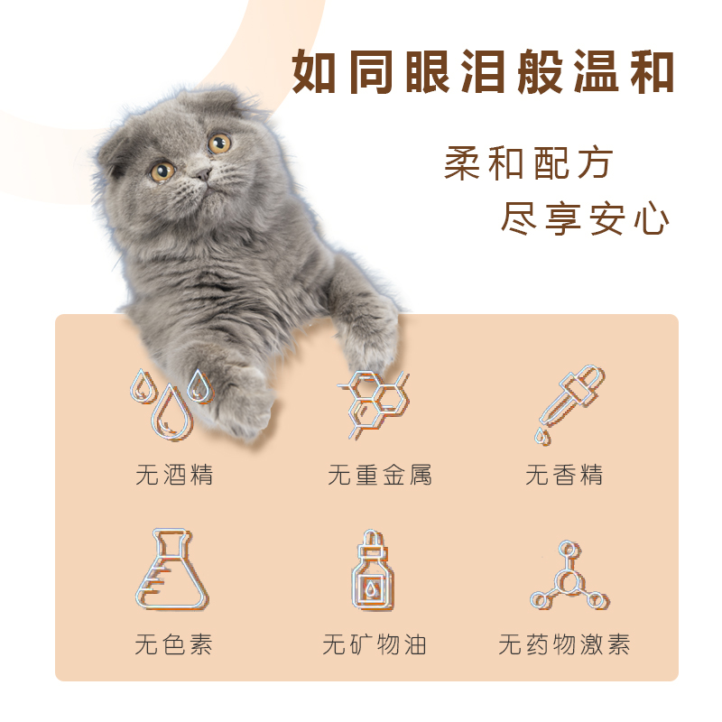 宠物猫咪耳螨滴耳液除螨虫真菌猫用清洗液耳朵清洁护理专用洗耳液 - 图1