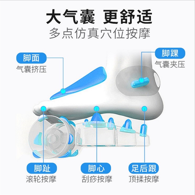 110V出口小家电足疗机气囊脚底按摩器电动足部按摩瘦腿仪台湾美国-图2