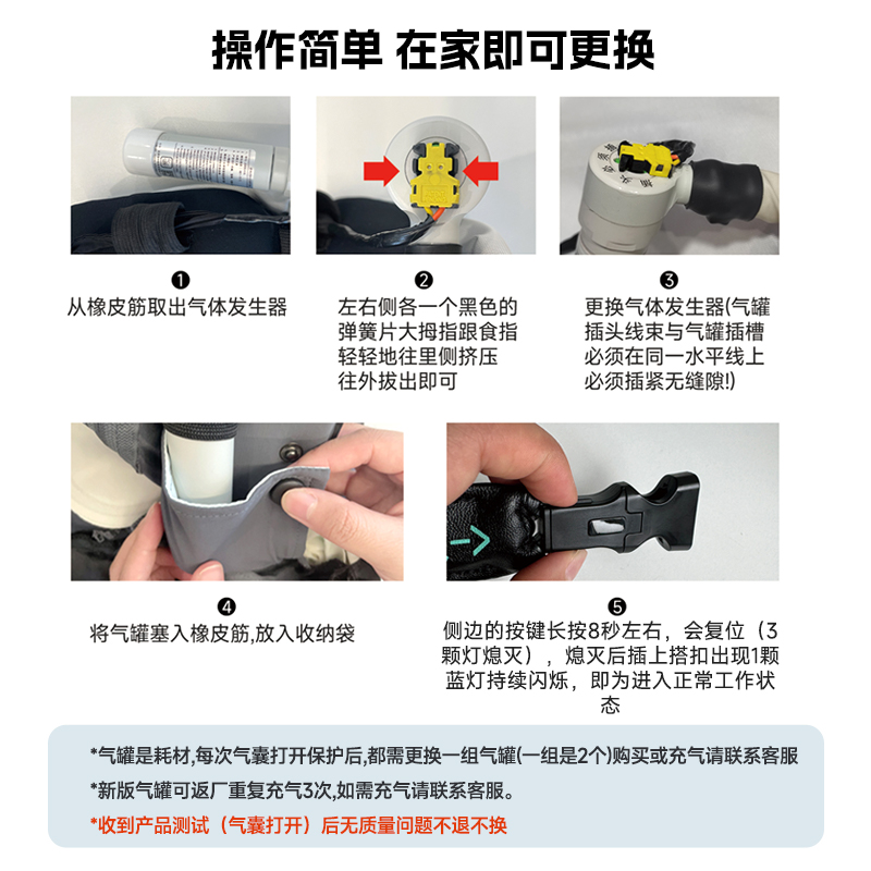 衣带保舒适版双传感器老人防摔气囊马甲AI智能防摔升级透气舒适 - 图3