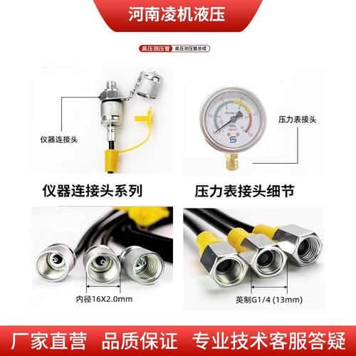 DN3 63MPA高压测压管 压力表连接管 压力管线 液压油管 测压软管 - 图1