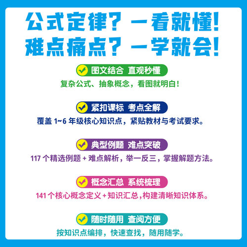 卷恋秒懂英语自然拼读零基础学英语字母书写速记发音规则串记秒懂小学数学公式定律大全归纳总结数学常用公式定律计算技巧一本全 - 图1