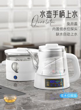 全太太自动上水壶玻璃1升新款