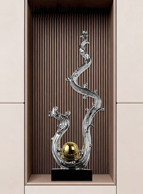 风生水起抽象雕塑艺术摆件