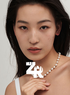 小众知锐珍珠银珠纯银颈链女