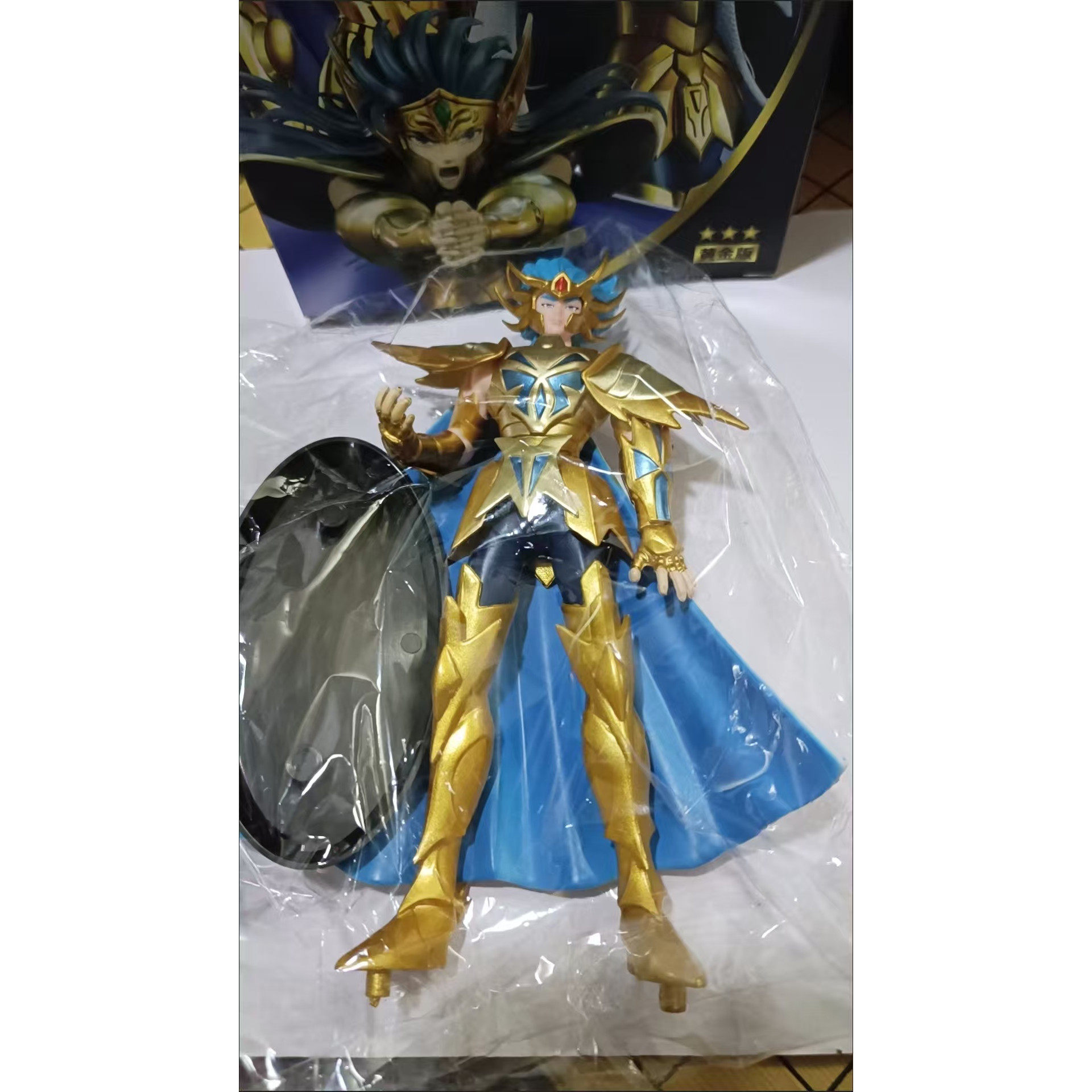 黄金圣斗士星矢手办星座动漫手办大号白羊座双鱼座水瓶座模型摆件