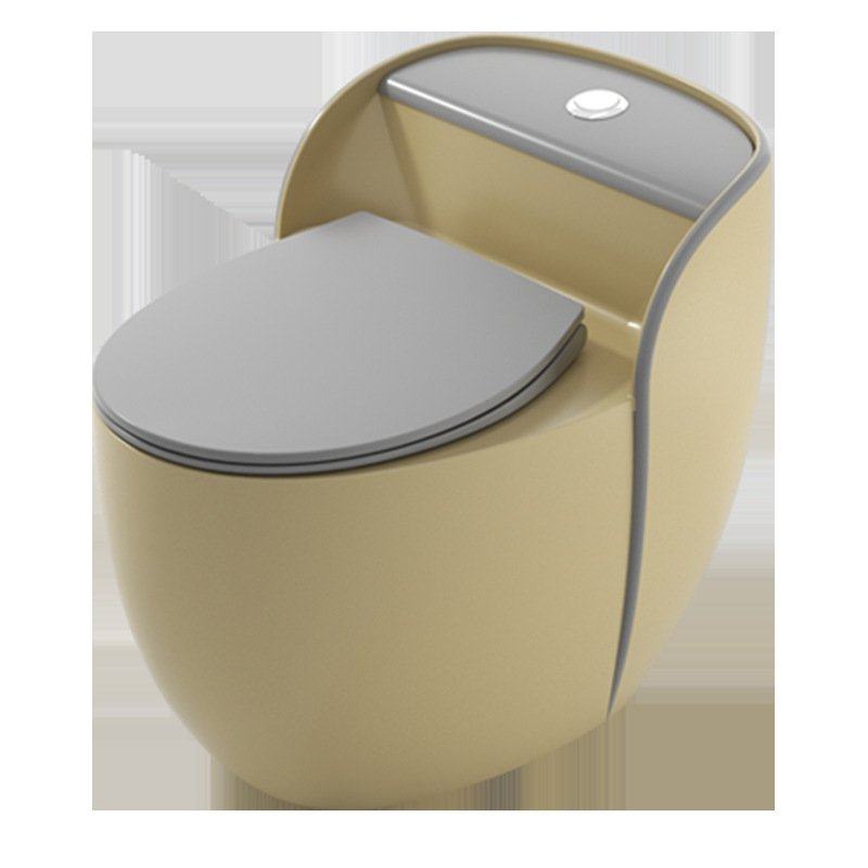 宫彩彩色马桶小户型个性创意虹吸式鸡蛋形家用节水普通座坐便器,淘宝优惠券,粉丝福利购,淘宝优惠卷