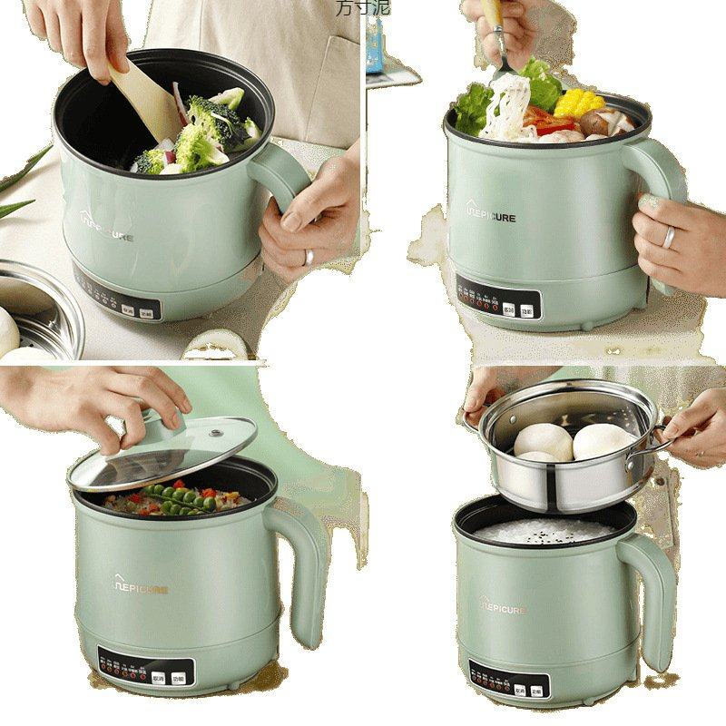 电煮锅宿舍家用学生多功能蒸煮电热小型煮锅泡面锅小火锅煎炒,淘宝优惠券,粉丝福利购,淘宝优惠卷