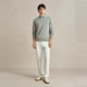 POLOWALK fake two-piece sweater for men's autumn and winter new style