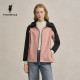 POLOWALK Women's Hooded Jacket 2025 Autumn New Product Contrast Color and Waist-Close-Up Slimming Casual Sports Women's Blazer