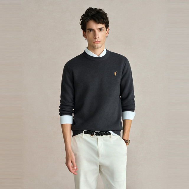 POLOWALK lamb velvet sweater for men's new style